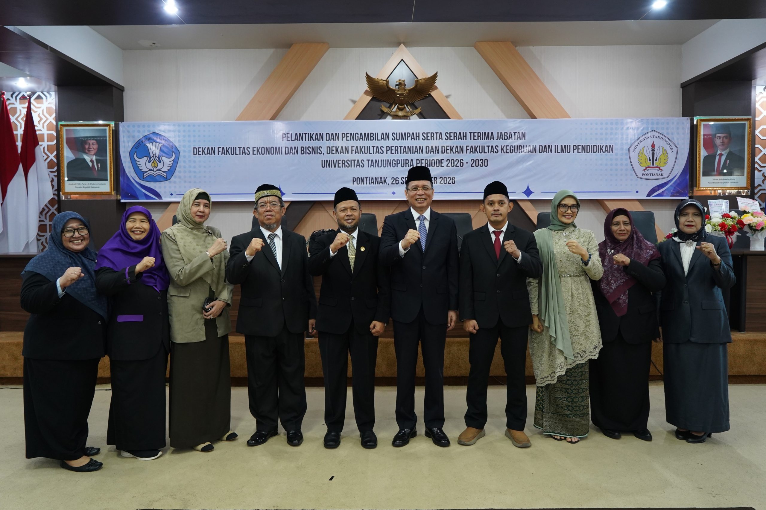 Pelantikan dan Pengambilan Sumpah Serta Serah Terima Jabatan Dekan Periode 2026-2030
